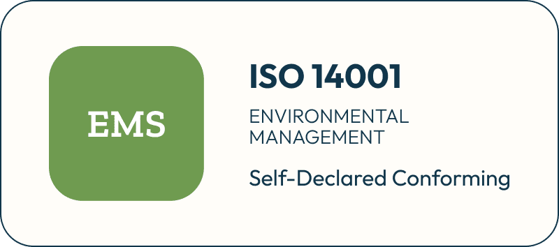 EMS icon ISO 14001 environmental management self-declared conforming