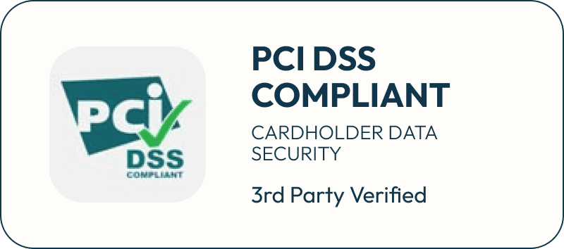 PCI DSS logo PCI DSS compliant cardholder data security 3rd party verified