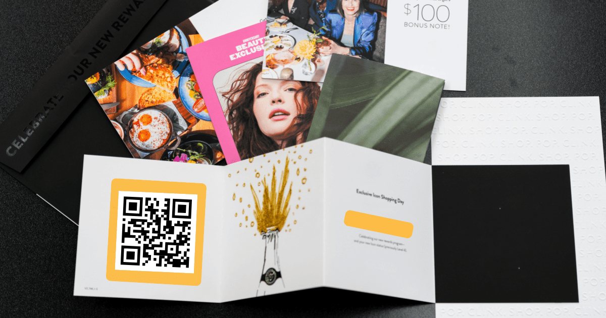 augmented reality marketing blog QR code paper print imagery